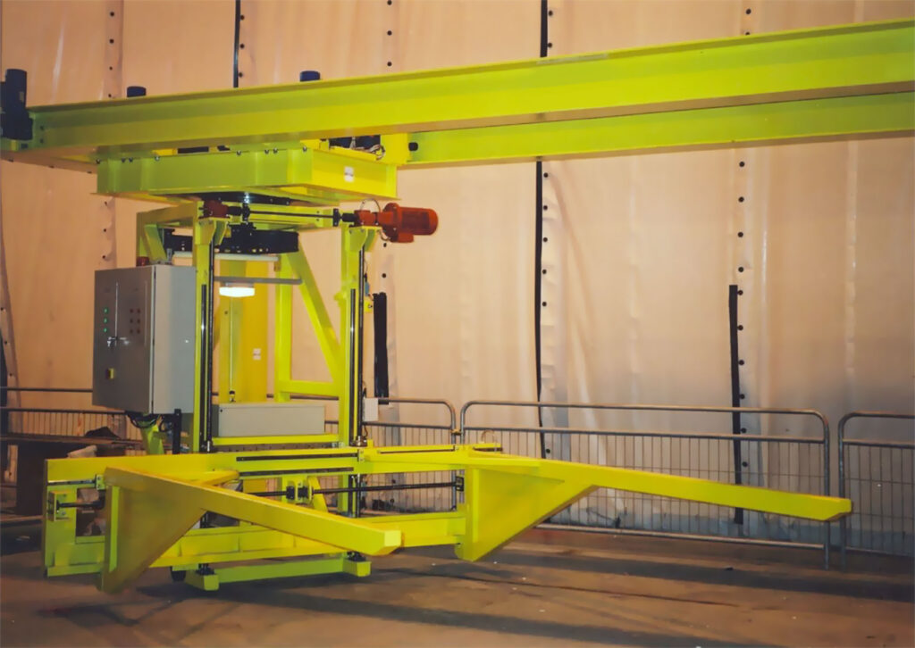 Inverted Fork lift Handling Crane for BAE Eurofighter Programme
