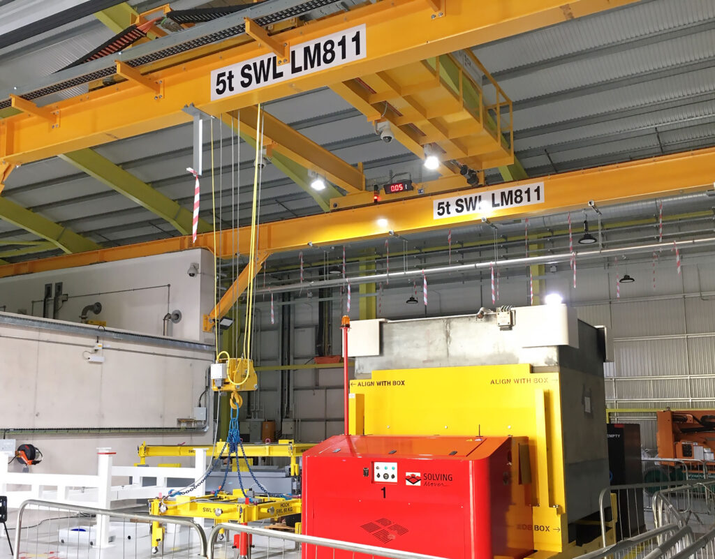 Hinkley Point A and Berkeley: MILWEP Loading Cranes Bespoek Intelligent Crane Solution