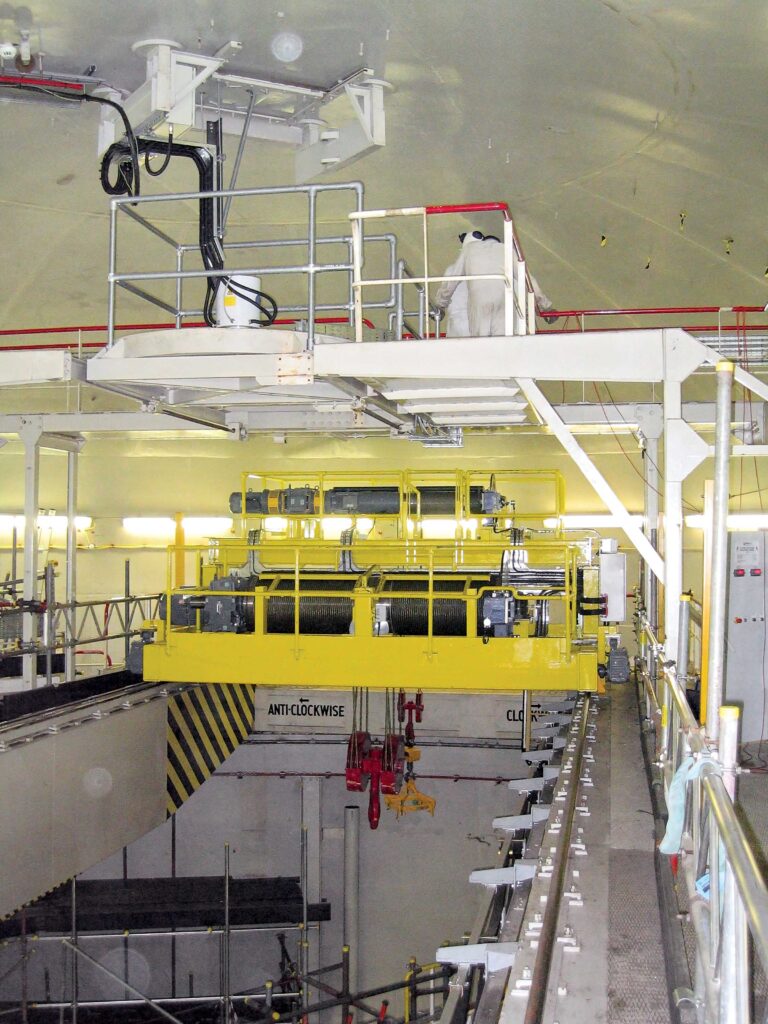 Winfrith Polar Crane Bespoke nuclear crane handling solution