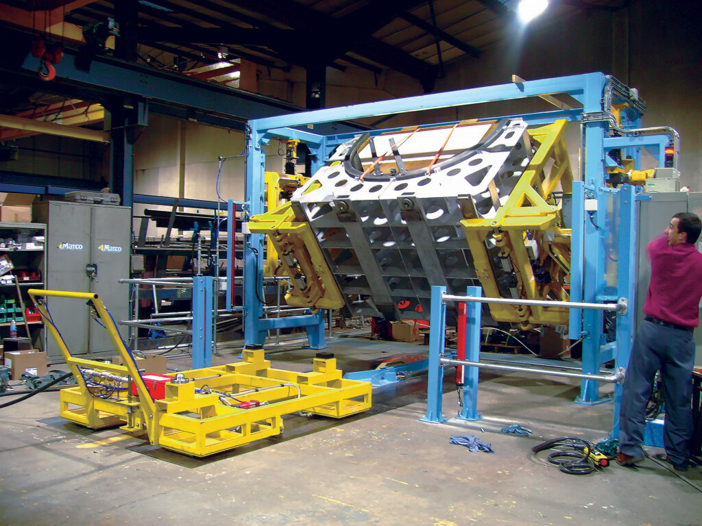 Bespoke Rotation Rig and Air Skate handling solution