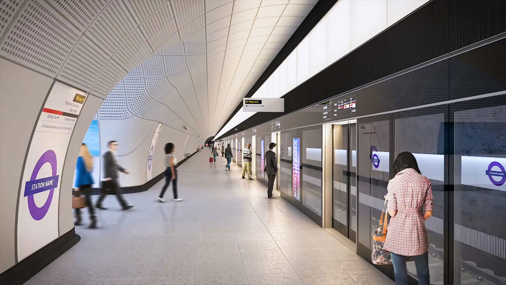 Crossrail Robotic Platform Door Installation Rig bespoke kinetic solution door movement